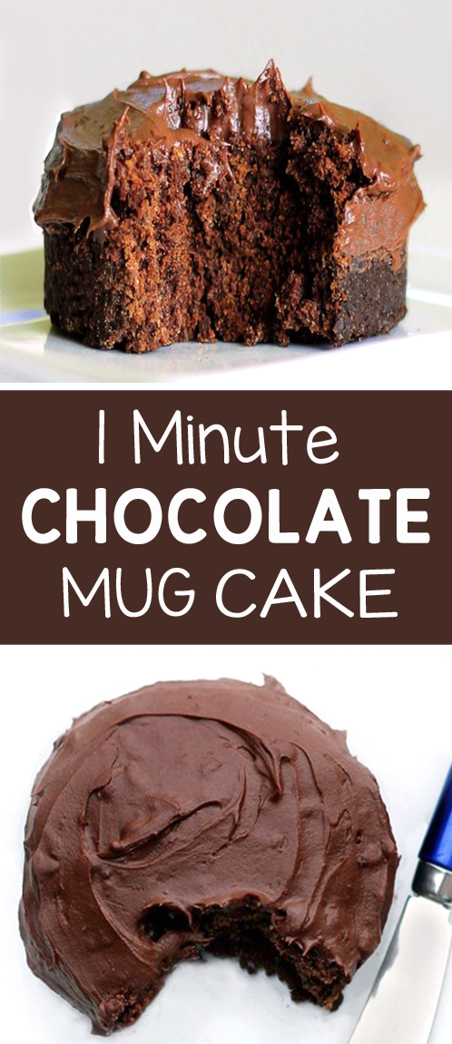 One Minute Chocolate Mug Cake