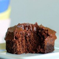 "One Minute" Chocolate Cake - This is my go-to recipe, from @choccoveredkt - It is super easy, & really fudgy and gooey https://chocolatecoveredkatie.com/2011/11/06/one-minute-chocolate-cake/