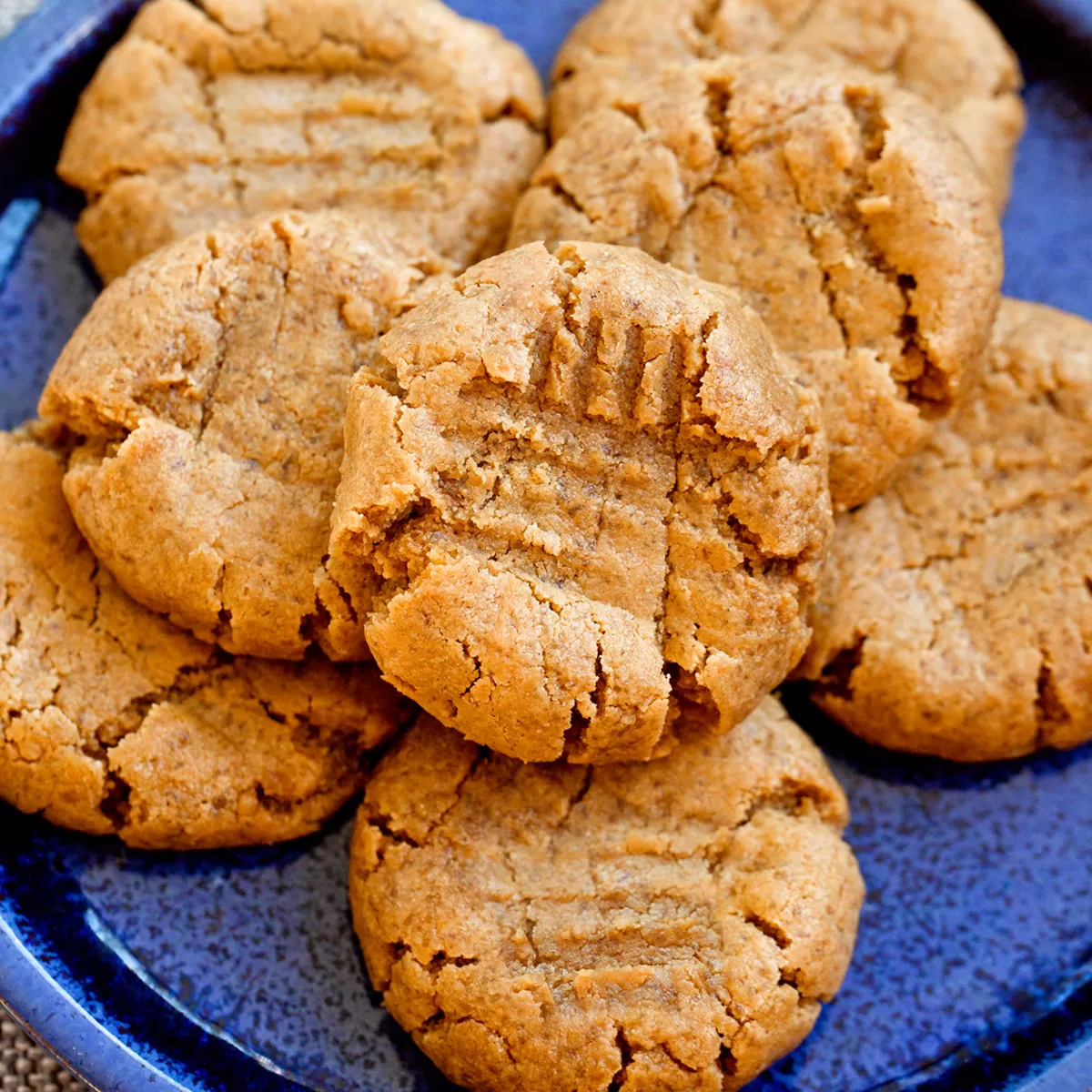 Vegan Peanut Butter Cookies - They MELT in your mouth!