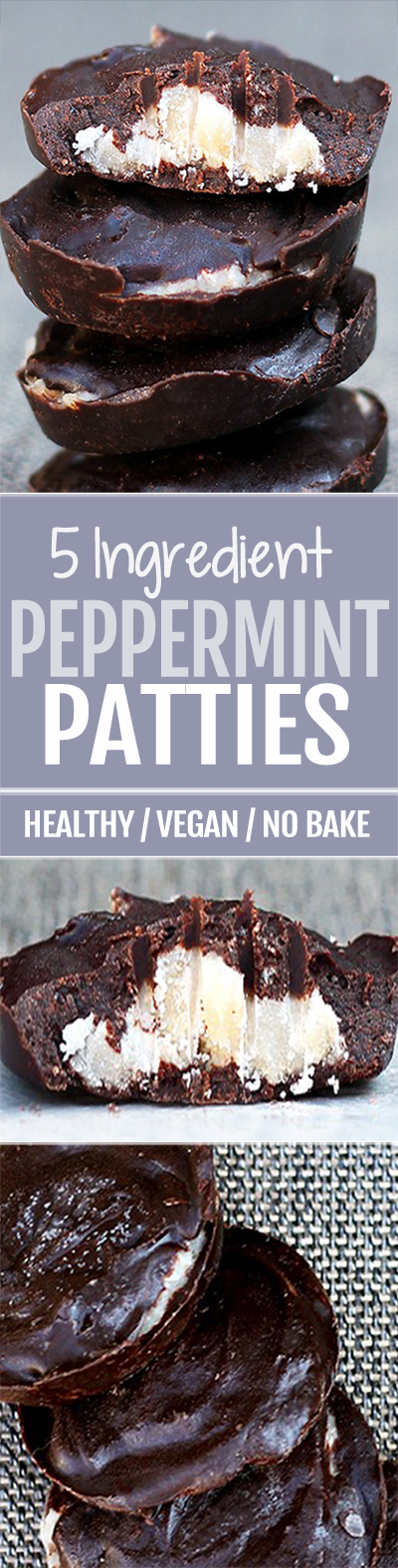 These are so easy to make and impossible to stop eating! Vegan peppermint patties!