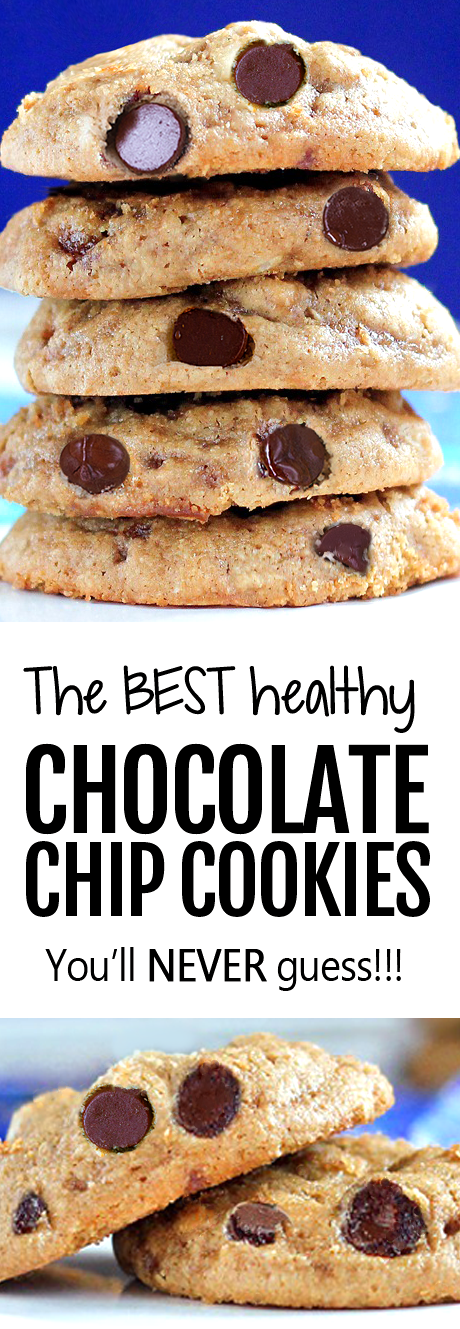 The Best Healthy Chocolate Chip Cookies