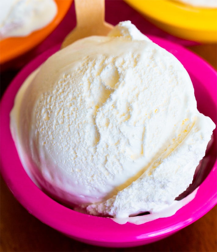 Vegetable frozen yogurt recipe