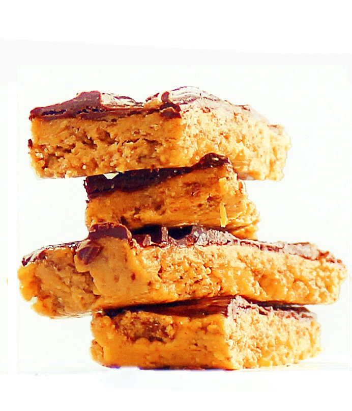 healthy vegan butterfingers candy bars