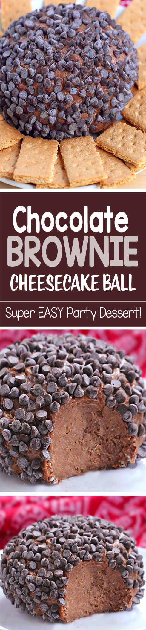 Chocolate Brownie Cheesecake Ball