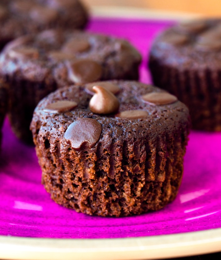Healthy Vegan Chocolate Muffins