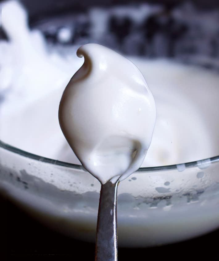 Vegan Marshmallow Fluff Just 2 Ingredients