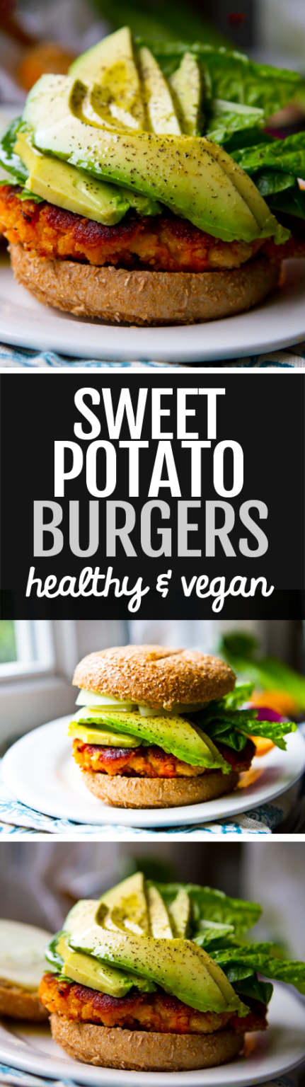 Sweet Potato Burgers - Easy & Super Healthy!
