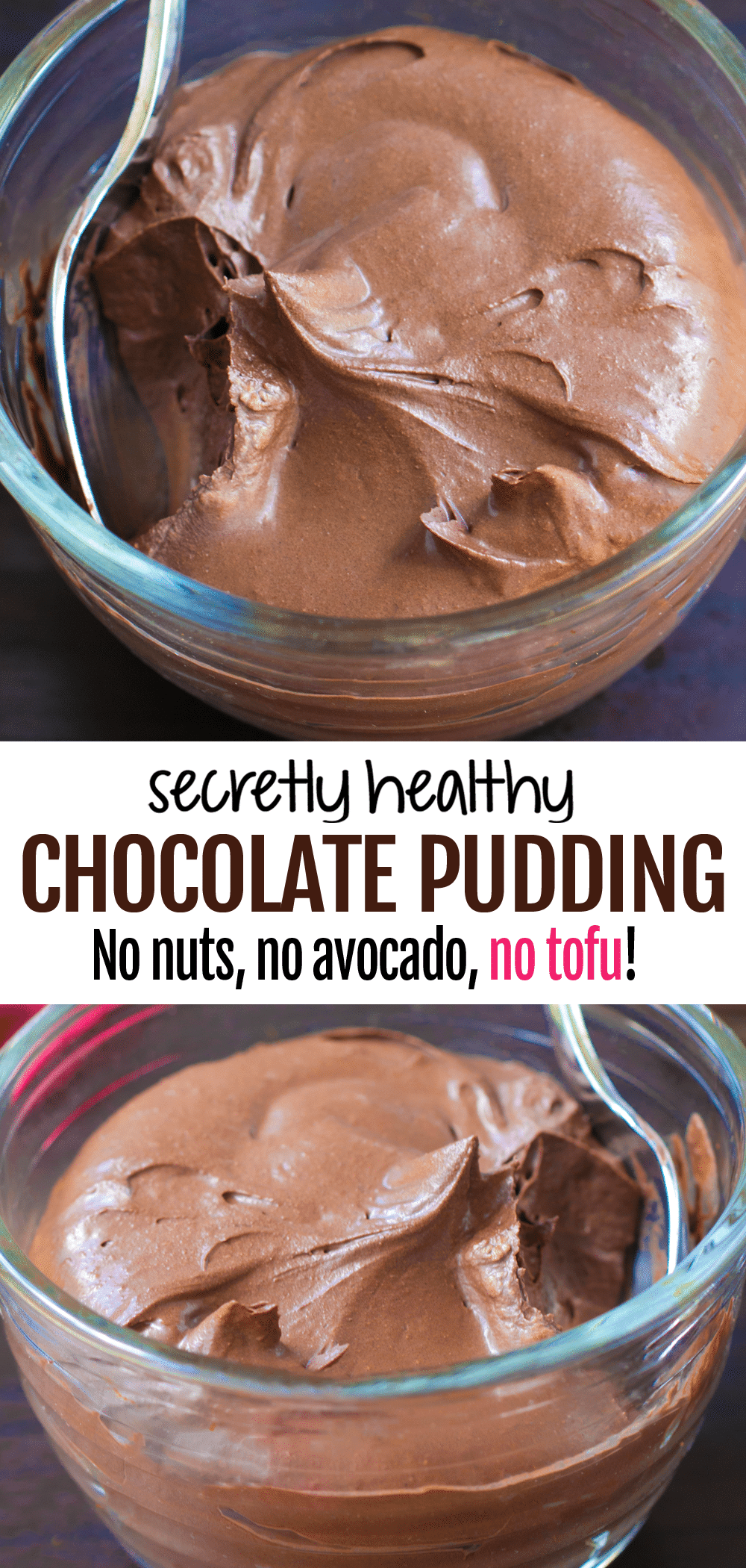 Healthy Chocolate Pudding - 6 Ingredients + NO Avocado!