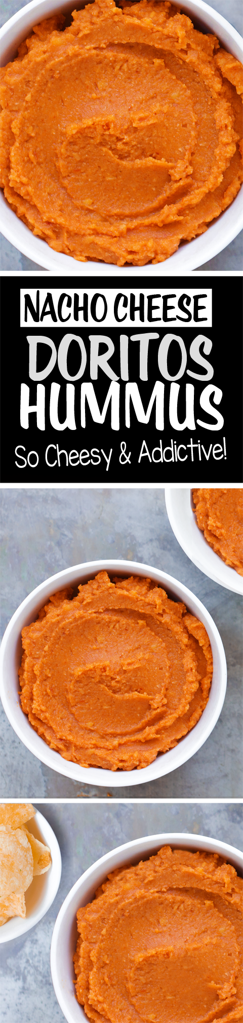 Nacho Cheese Doritos Hummus - MUST TRY!