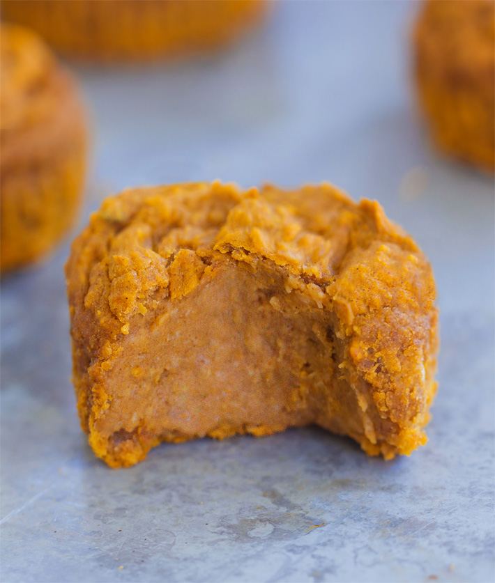 Flourless Pumpkin Blender Muffins Vegan Oil Free