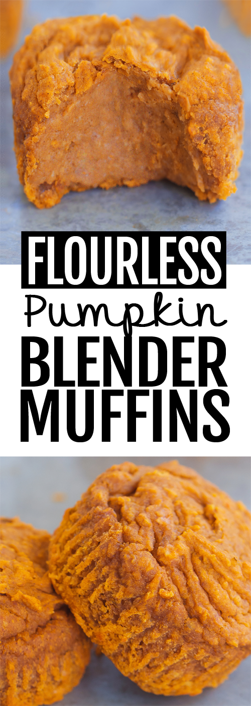 Super Healthy Flourless Pumpkin Blender Muffins Recipe