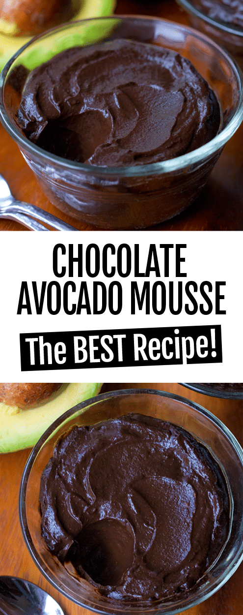 The Best Secretly Healthy Chocolate Avocado Mousse Recipe (Vegan)