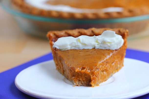 Healthy Sweet Potato Pie With Homemade Pie Crust