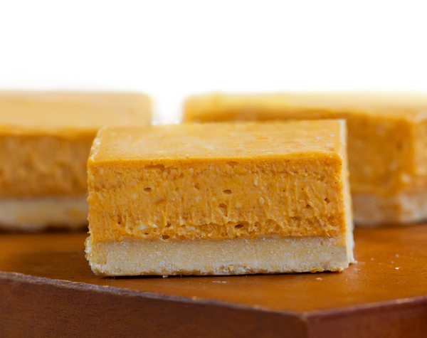 Pumpkin Cheesecake Bars Love