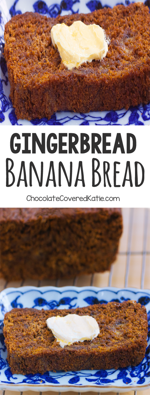 Secretly Healthy Gingerbread Banana Bread