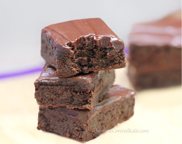 Chocolate Fudge Zucchini Brownies