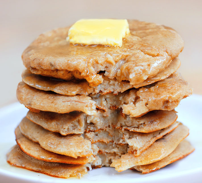 Coconut Flour Pancakes - Chocolate Covered Katie