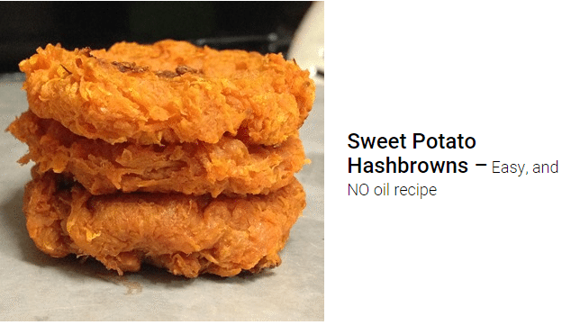 sweet potato hashbrowns