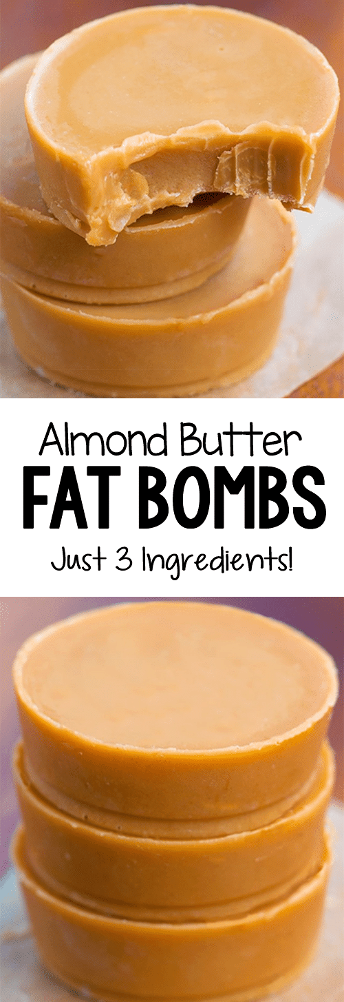 Low Carb Keto Almond Butter Fat Bombs Recipe