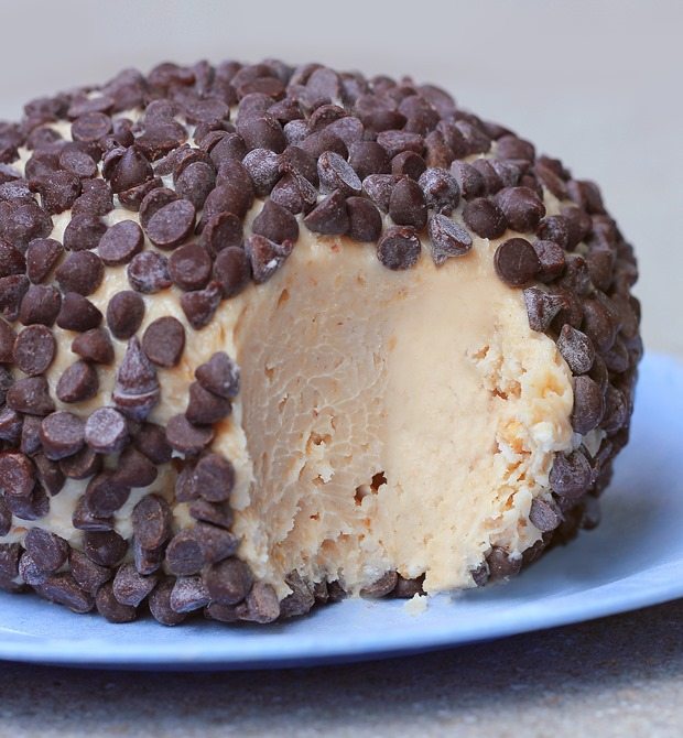 Peanut Butter Chocolate Chip Cheeseball