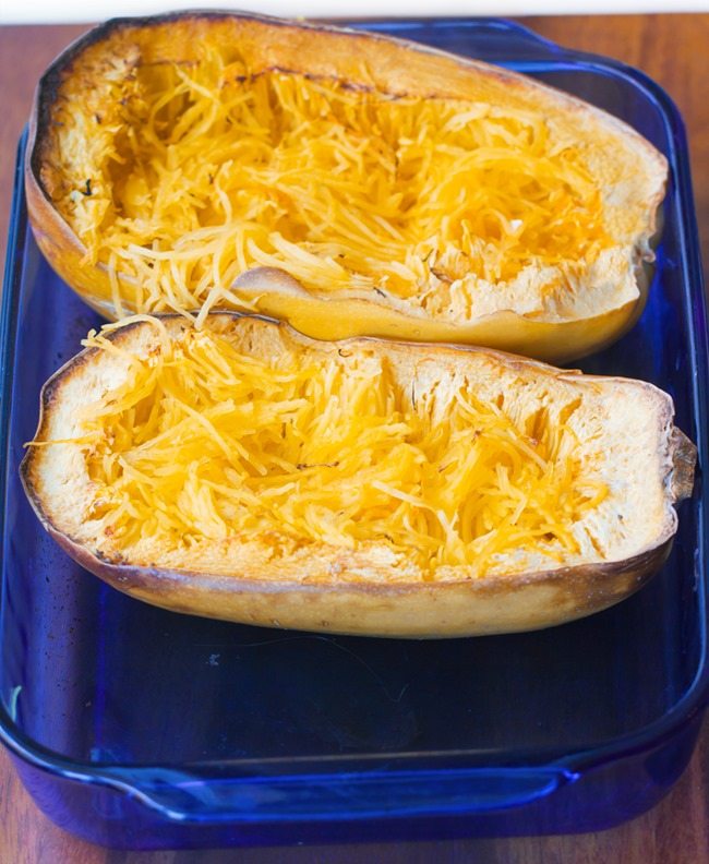 baking spaghetti squash