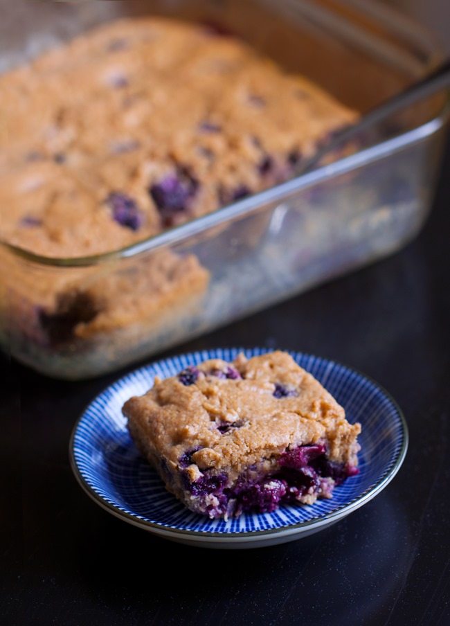 I used yogurt instead of sour cream, to cut back on the fat & calories, and it was UNBELIEVABLY good!!! No one could tell the difference in this healthy coffee cake! @choccoveredkt https://chocolatecoveredkatie.com