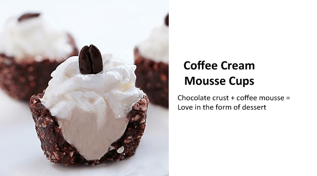 coffee mousse cups