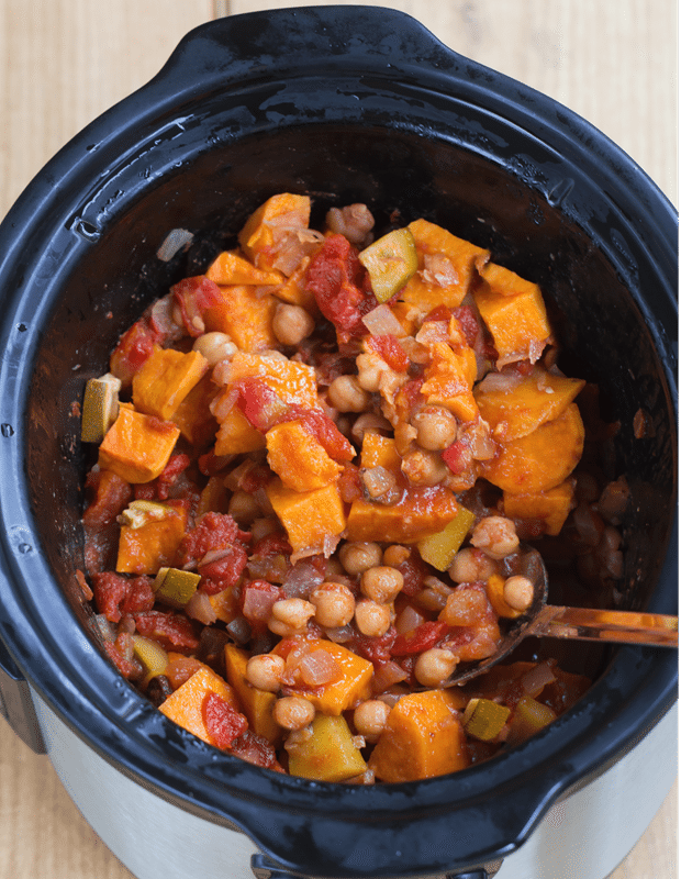 crock pot sweet potato chili