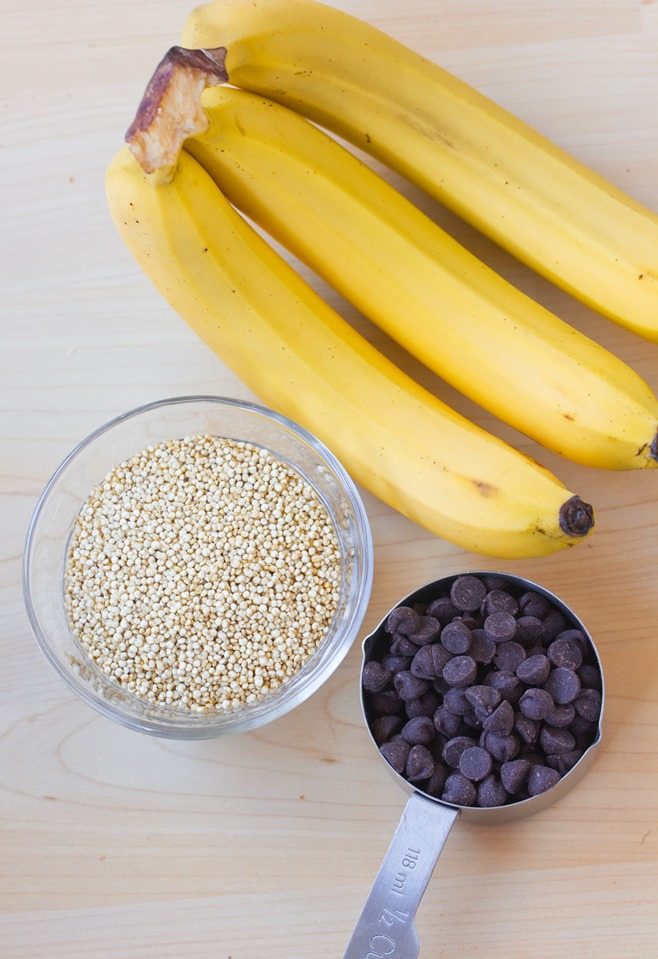 banana quinoa ingredients