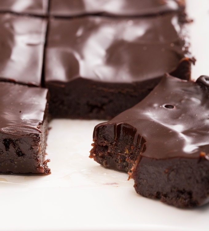 raw brownies