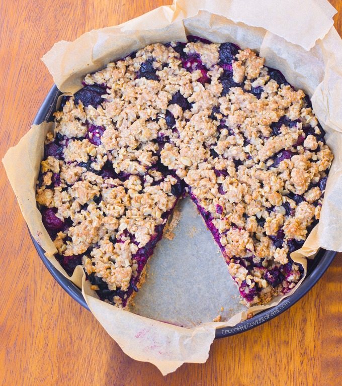 cherry crumb pie