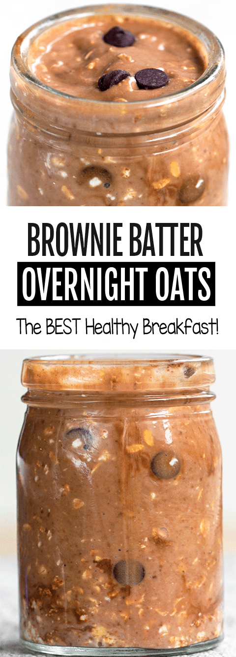 Brownie Batter Chocolate Overnight Oats Recipe