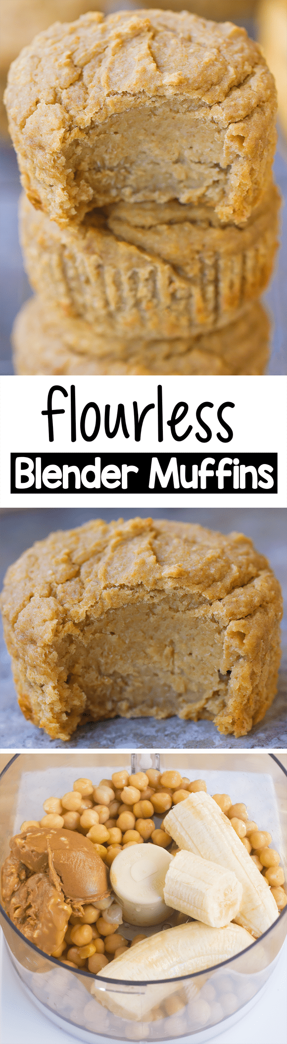 Super Healthy Flourless Blender Muffin Recipe