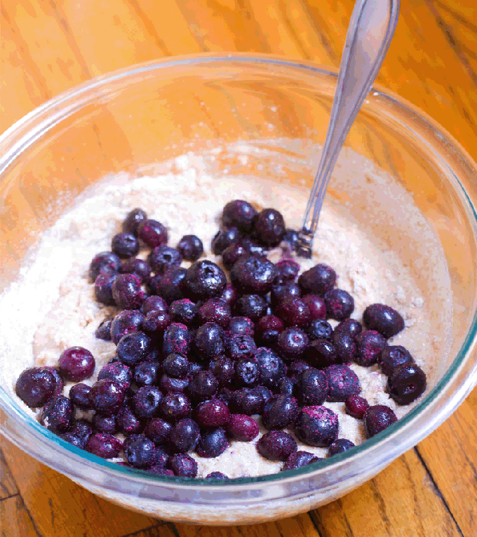 blueberry donut batter