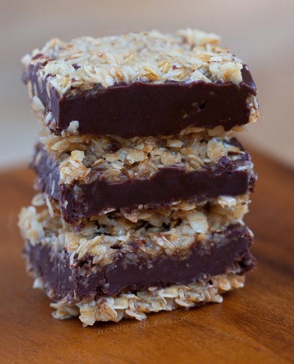 oatmeal fudge bars