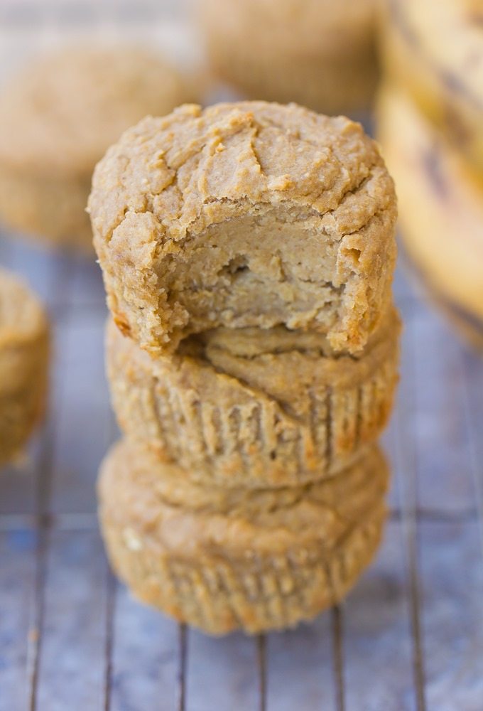 Flourless Banana Blender Muffins