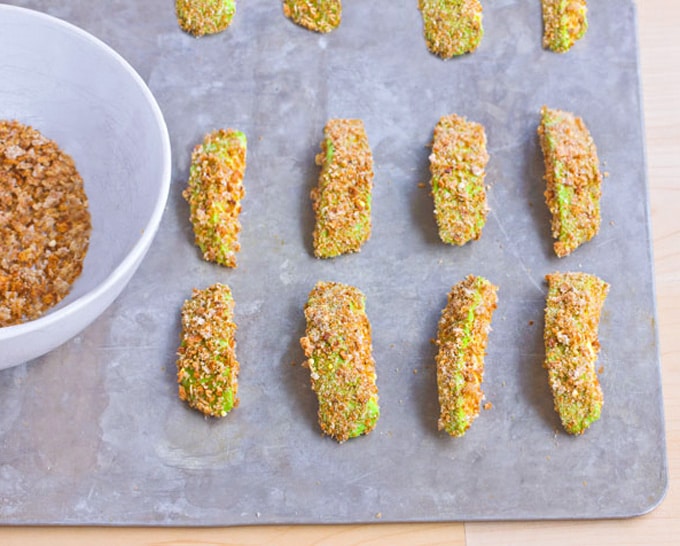 Baked Avocado French Fries