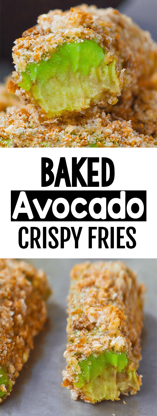 Healthy Crispy Baked Avocado Fries Recipe