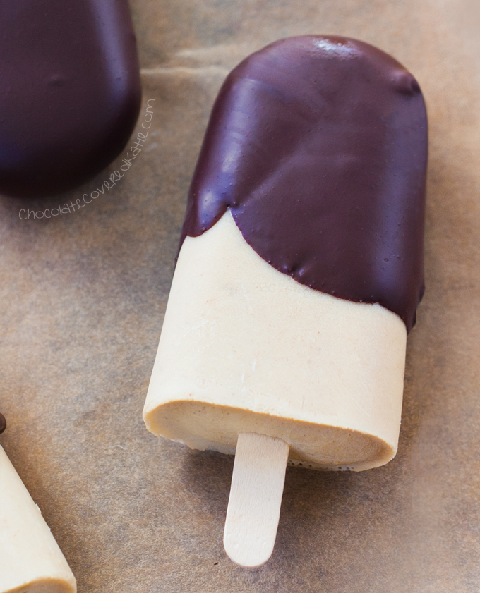 Peanut Butter Pudding Pops (6 Ingredients)