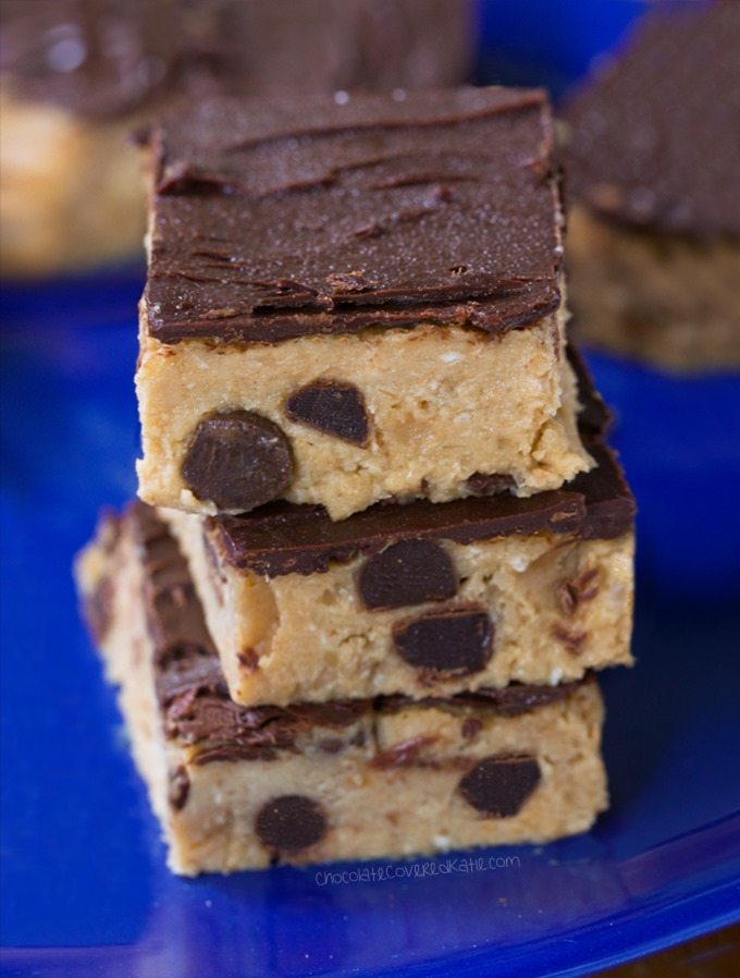 chocolate chip cookie dough bars