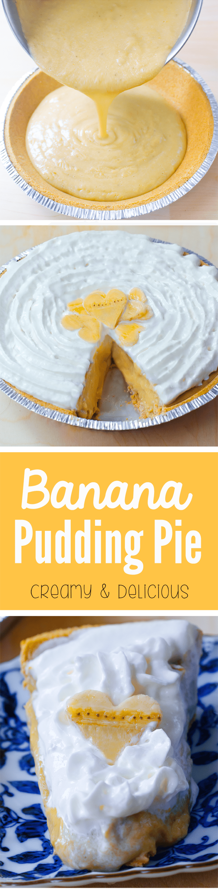 Banana Pudding Pie – Ingredients: 1 1/2 cups mashed banana, 2 cups milk of choice, 1 tsp pure vanilla extract, 1/2 cup… Full recipe: https://chocolatecoveredkatie.com @choccoveredkt