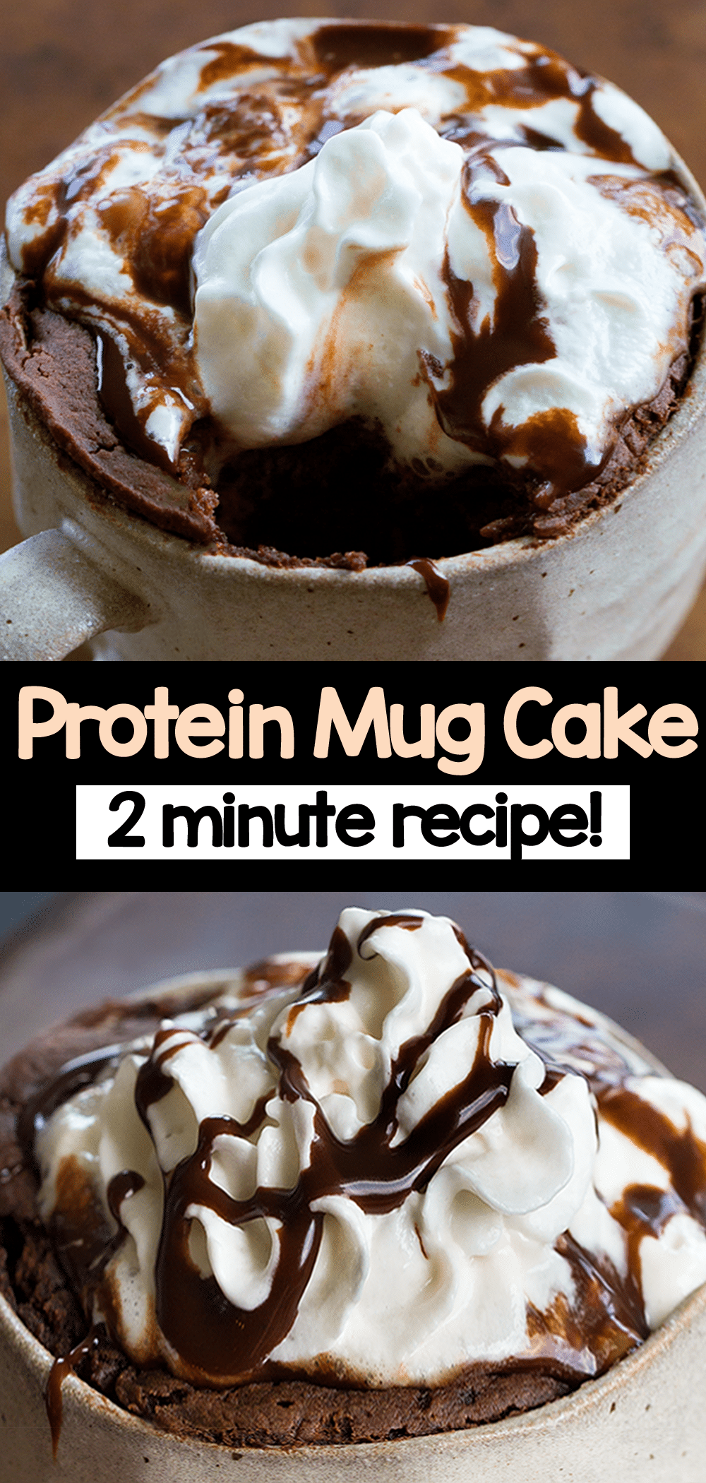 Chocolate Protein Cake in a Mug - Easy 2 Minute Recipe!