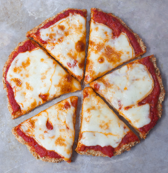 Cauliflower Pizza Crust - Just 5 Ingredients!