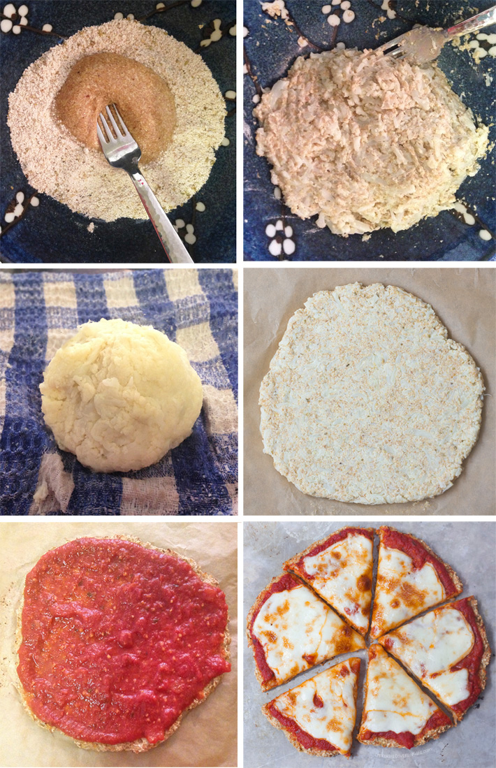 Homemade Cauliflower Pizza Crust