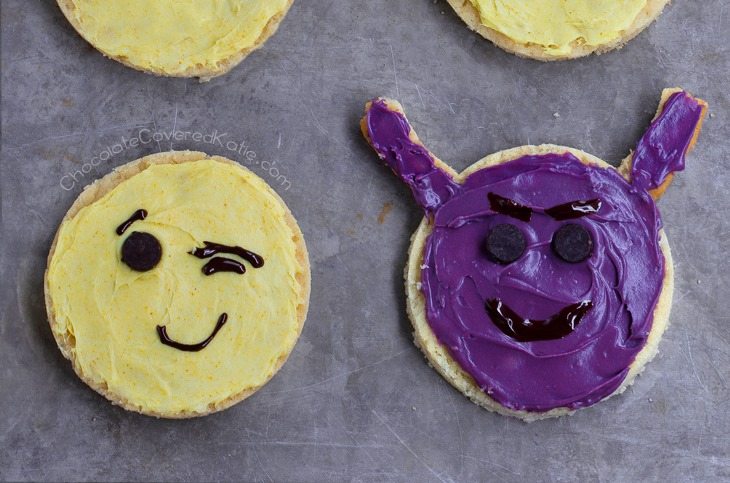 devil emoji cookie