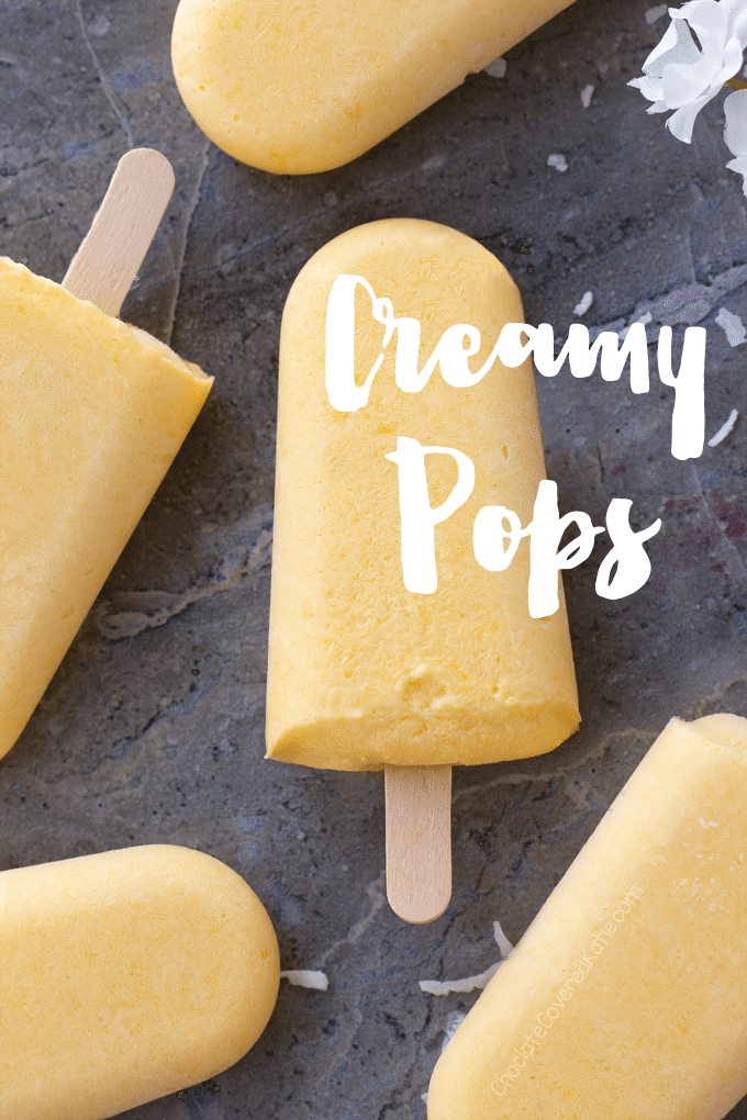 Homemade Popsicles - Ingredients: 1 can coconut milk, 10 oz fruit of choice, 2 tbsp... Full recipe: https://chocolatecoveredkatie.com/2016/09/08/homemade-popsicles-recipe/ @choccoveredkt
