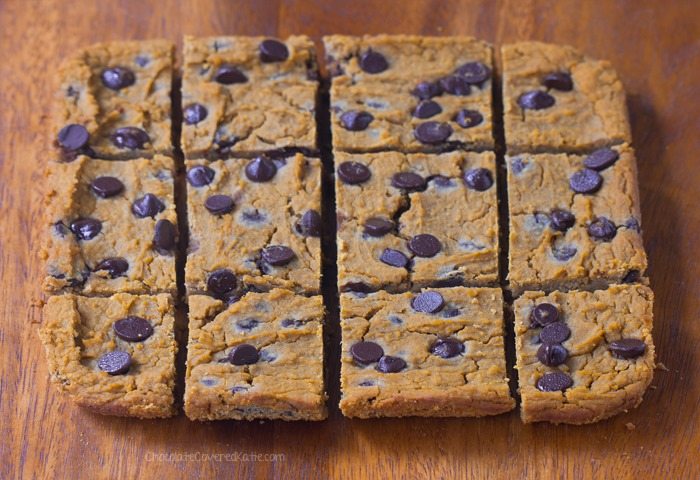 pumpkin pie blondies