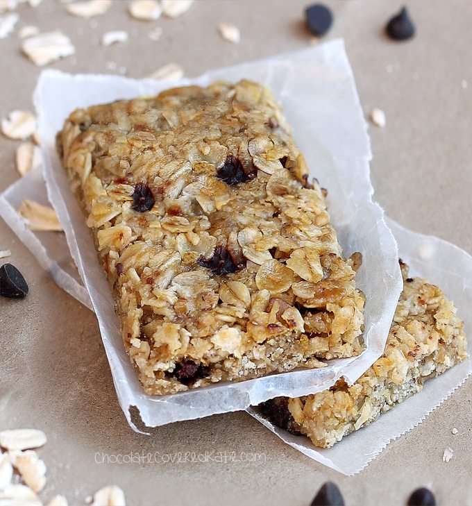 Homemade Chewy Granola Bar Hearts - Danas Table