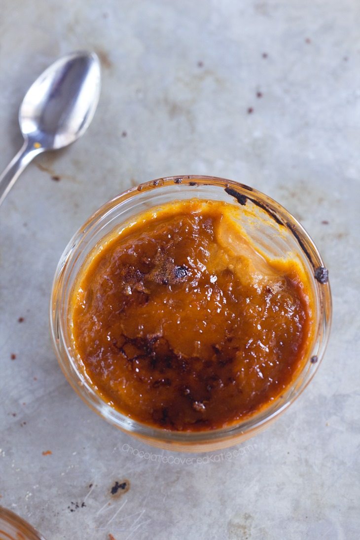 vegan creme brulee