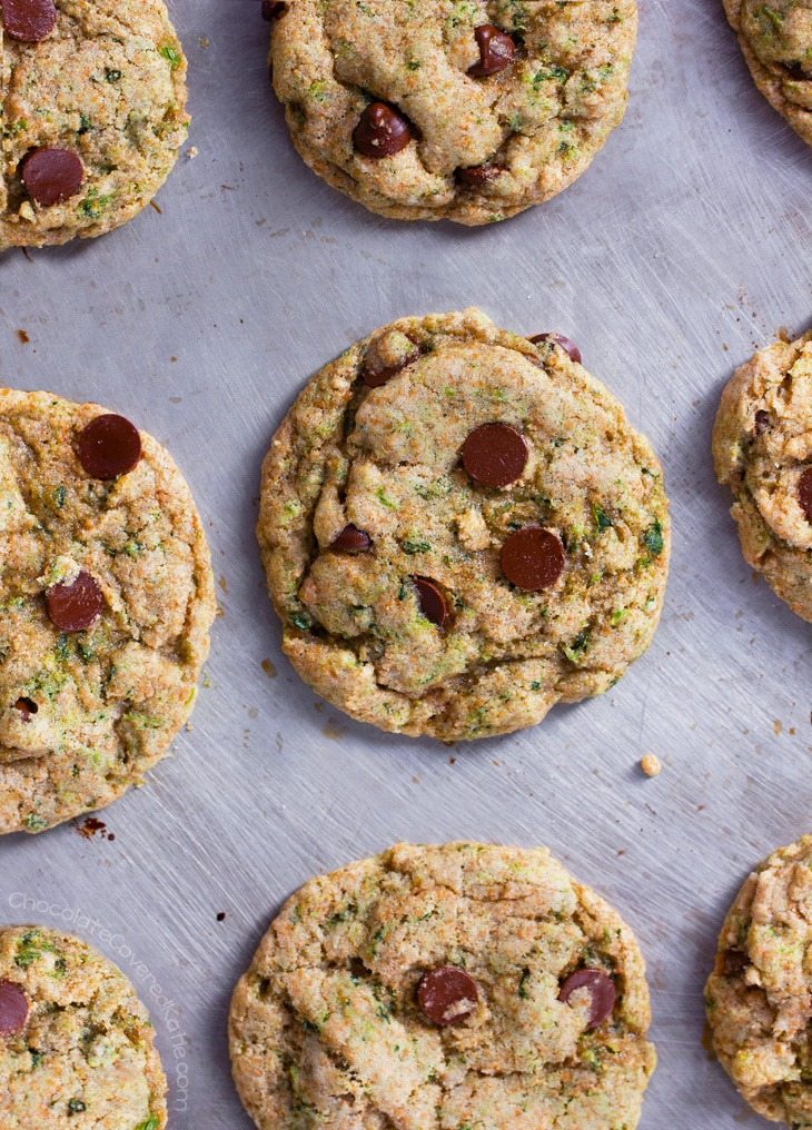 High in Vitamins A and C, these cookies might be the healthiest chocolate chip cookies ever, and you really can't taste the kale! 